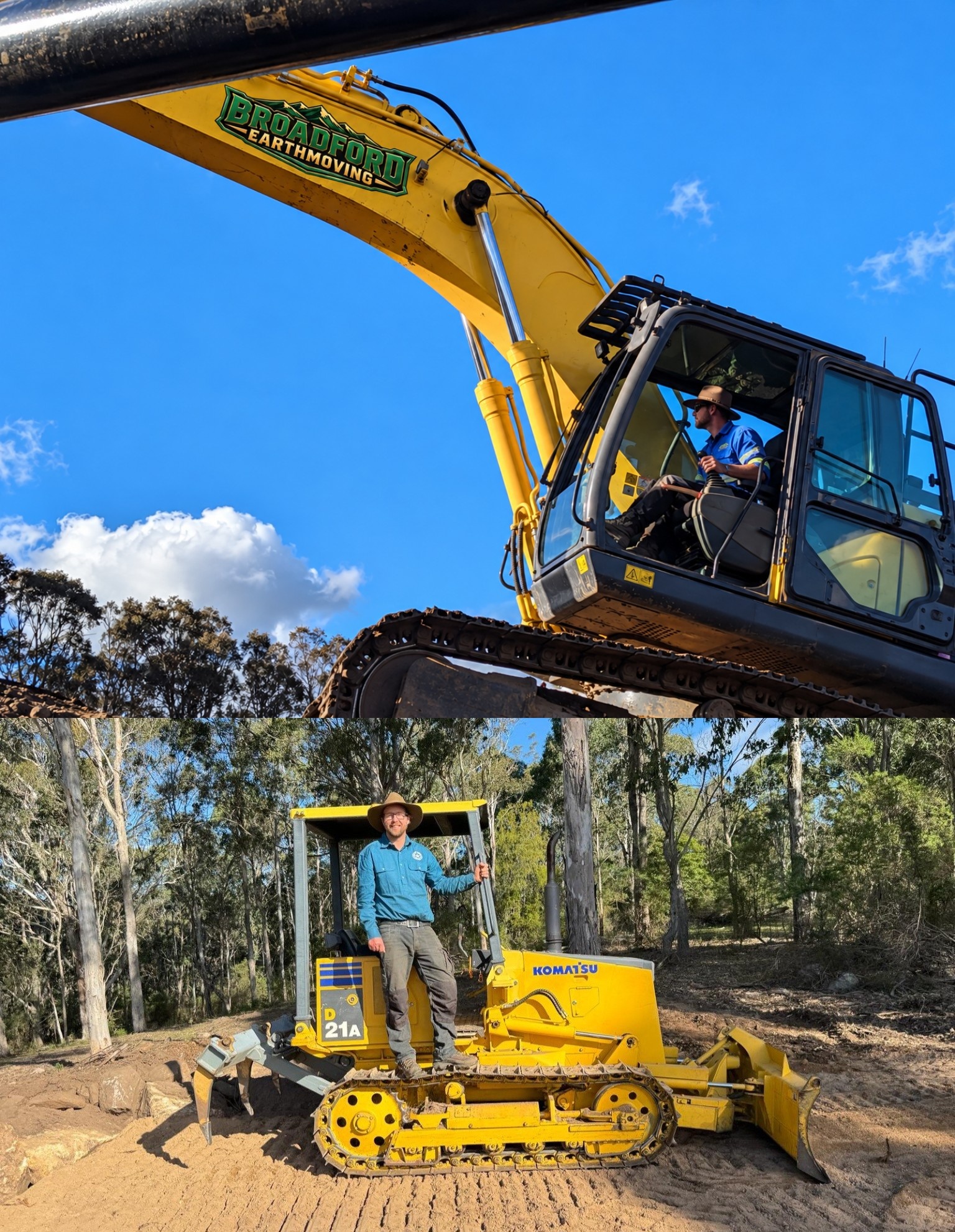 Broadford Earthmoving recent work, Far South Coast