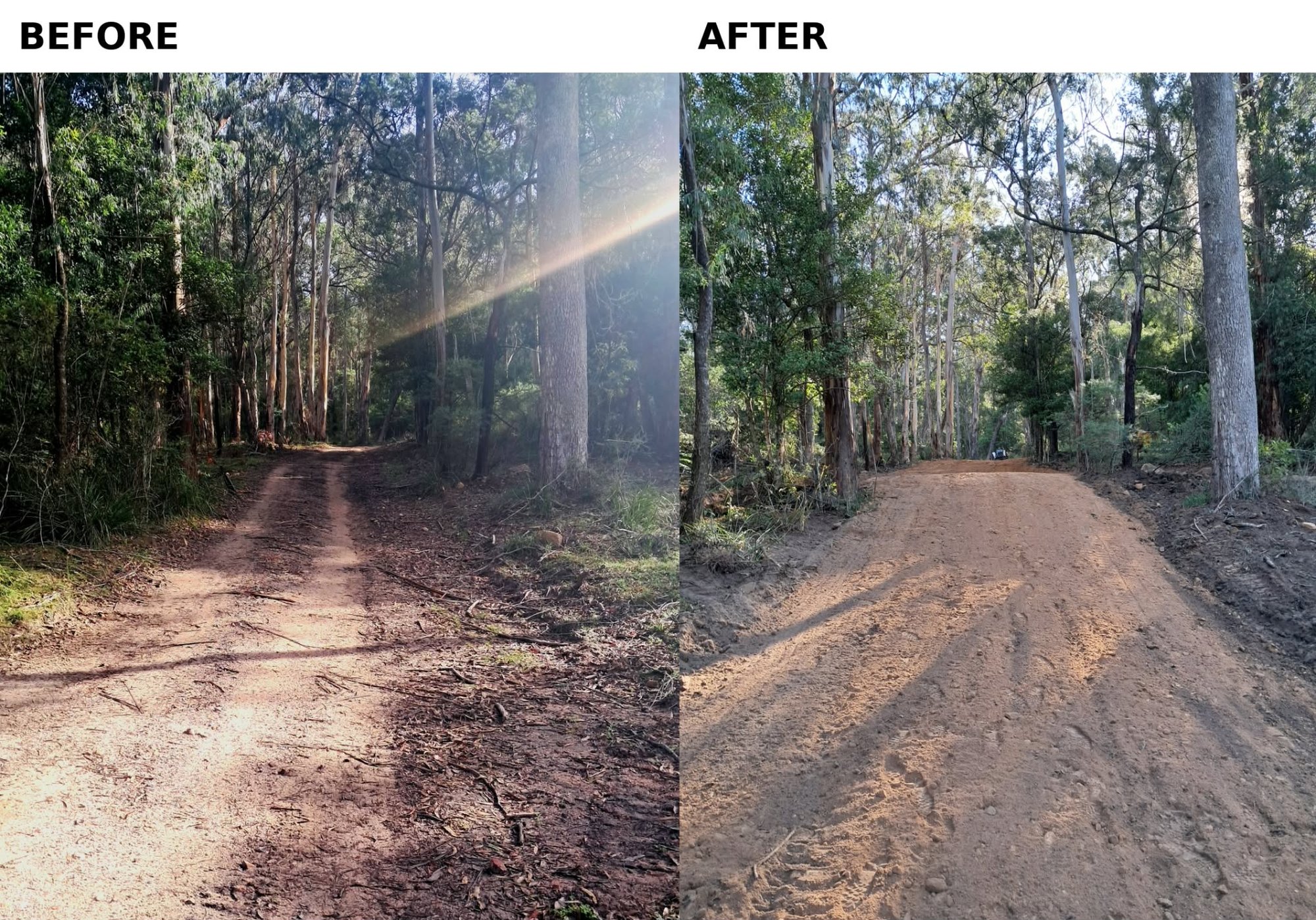 Broadford Earthmoving recent work, Far South Coast