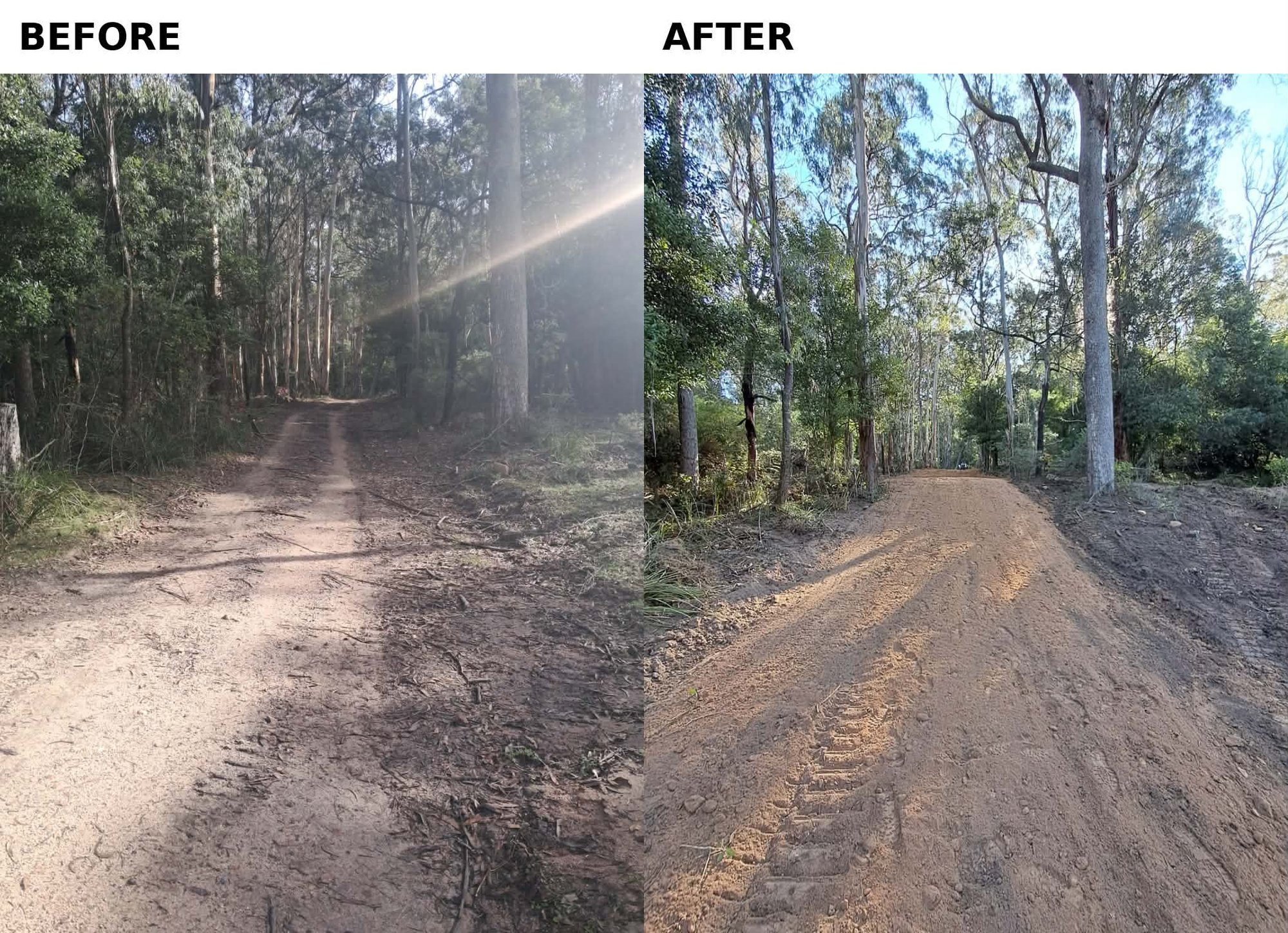 Broadford Earthmoving recent work, Far South Coast